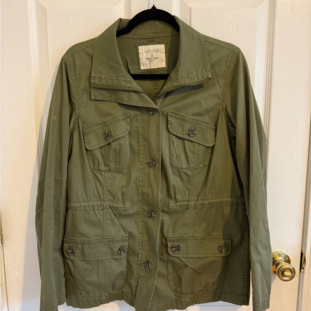 Sonoma Women's Khaki Utility Jacket